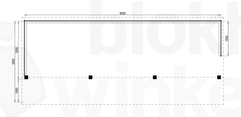 Plattegrond Kapschuur Redmond 850x350