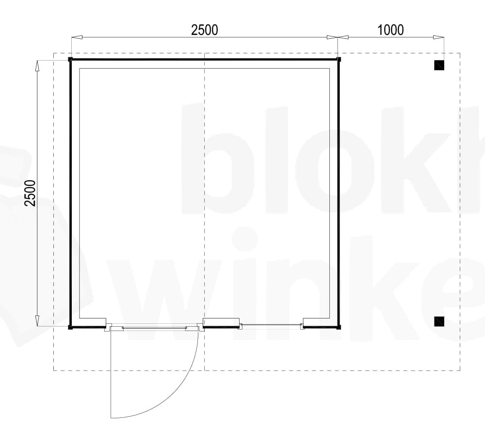Plattegrond Rockford 250x250