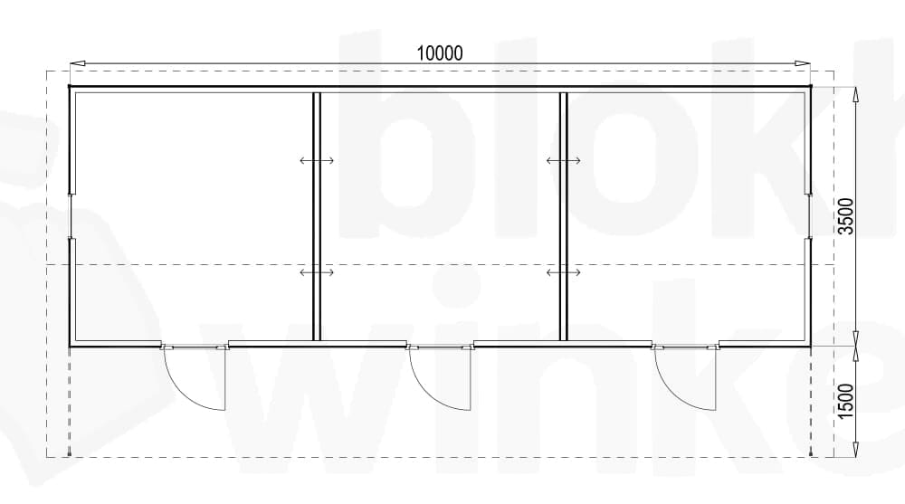 Plattegrond Sacramento 1000x350