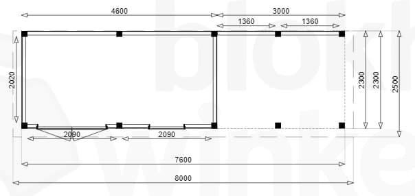 Plattegrond Outback Douglas Brisbane Lounge 500x250