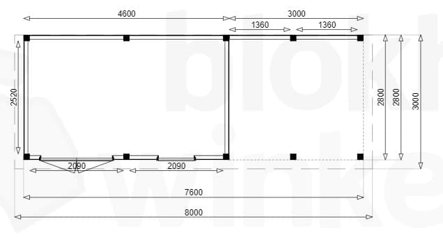 Plattegrond Outback Douglas Brisbane Lounge 500x300