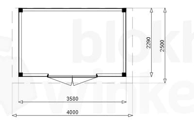 Plattegrond Douglas Tuinhuis Darwin 400x250