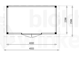 Plattegrond Douglas Tuinhuis Darwin 450x250