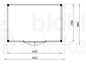 Plattegrond Douglas Tuinhuis Darwin 450x300