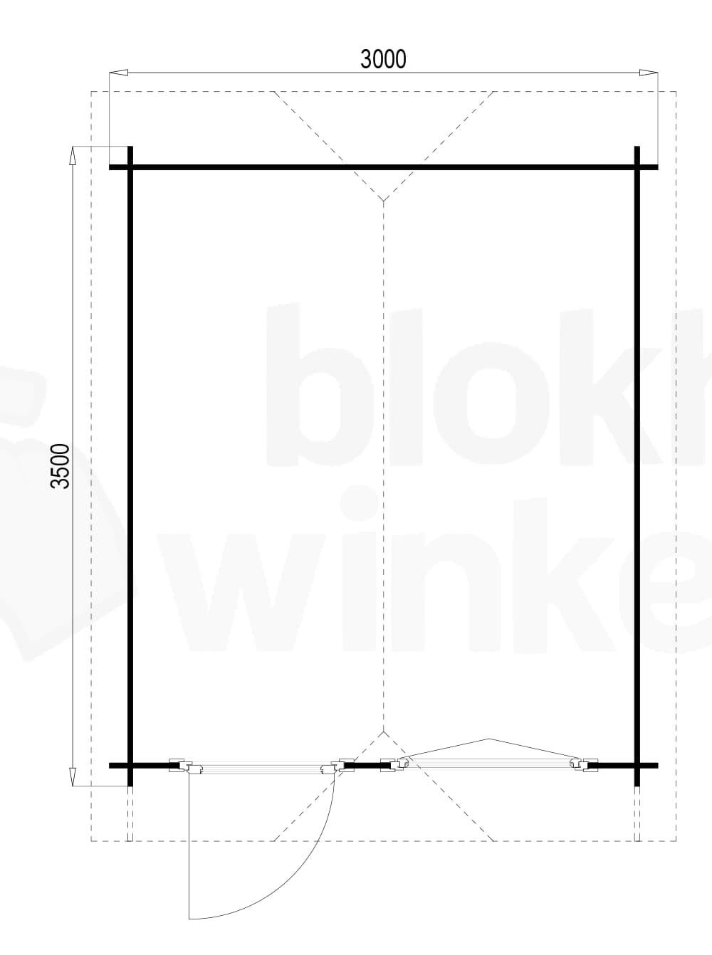 Plattegrond Kentucky 300x350