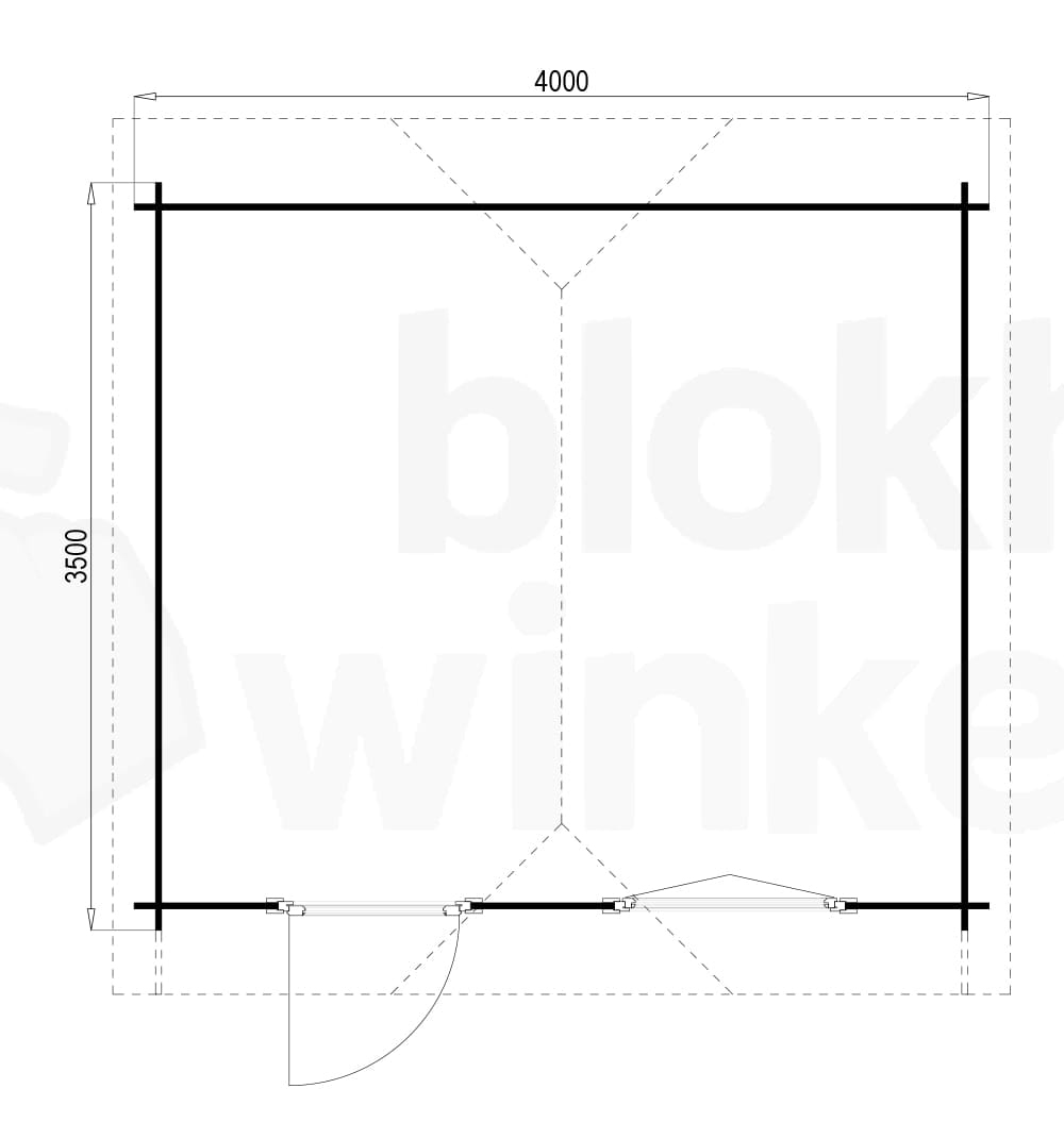 Plattegrond Kentucky 400x350