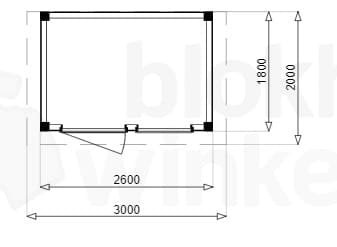 Plattegrond Douglas Tuinhuis Melbourne 300x200