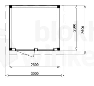 Plattegrond Douglas Tuinhuis Melbourne 300x250