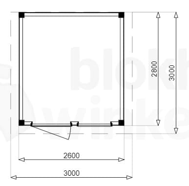 Plattegrond Douglas Tuinhuis Melbourne 300x300