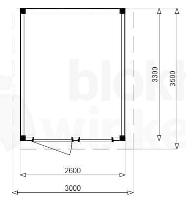 Plattegrond Douglas Tuinhuis Melbourne 300x350