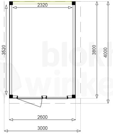Plattegrond Douglas Tuinhuis Melbourne 300x400
