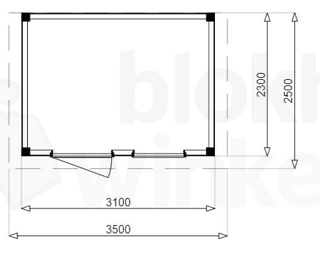 Plattegrond Douglas Tuinhuis Melbourne 350x250