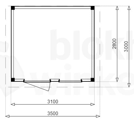 Plattegrond Douglas Tuinhuis Melbourne 350x300