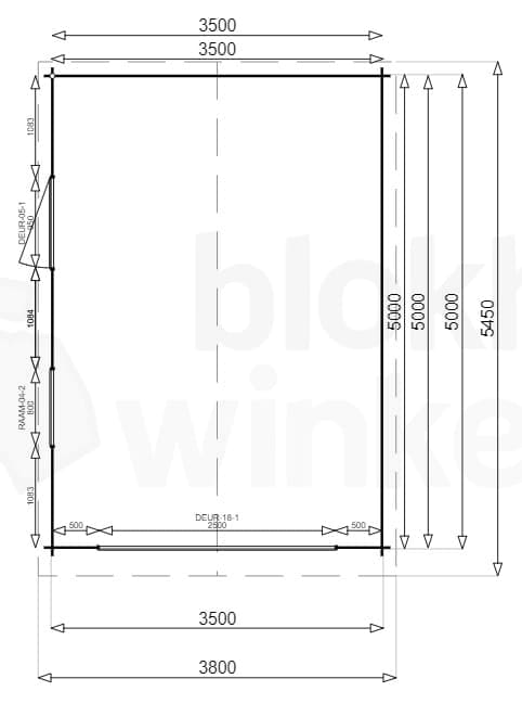 Plattegrond Garage Michigan 350x500