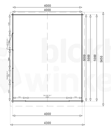 Plattegrond Garage Michigan 400x500