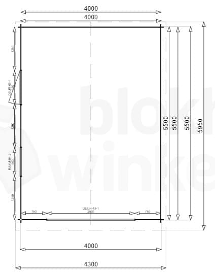 Plattegrond Garage Michigan 400x550 geïmpregneerd