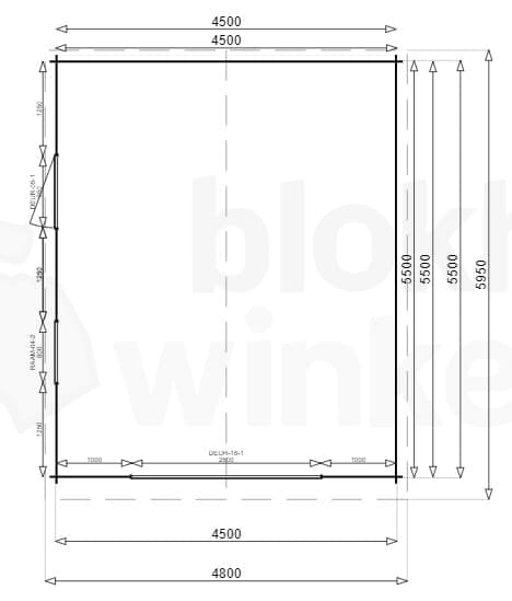 Plattegrond Garage Michigan 450x550 geïmpregneerd