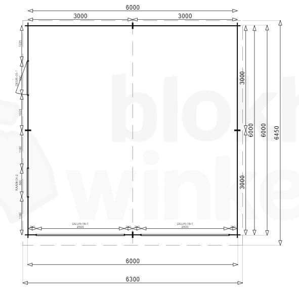 Plattegrond Garage Michigan 600x600