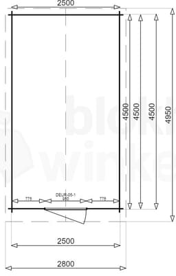 blokhut Montana 250x450 - Luxhouse - FFMO250450 - 270x470