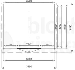 blokhut Montana 350x300 - Luxhouse - FFMO350300 - 370x320