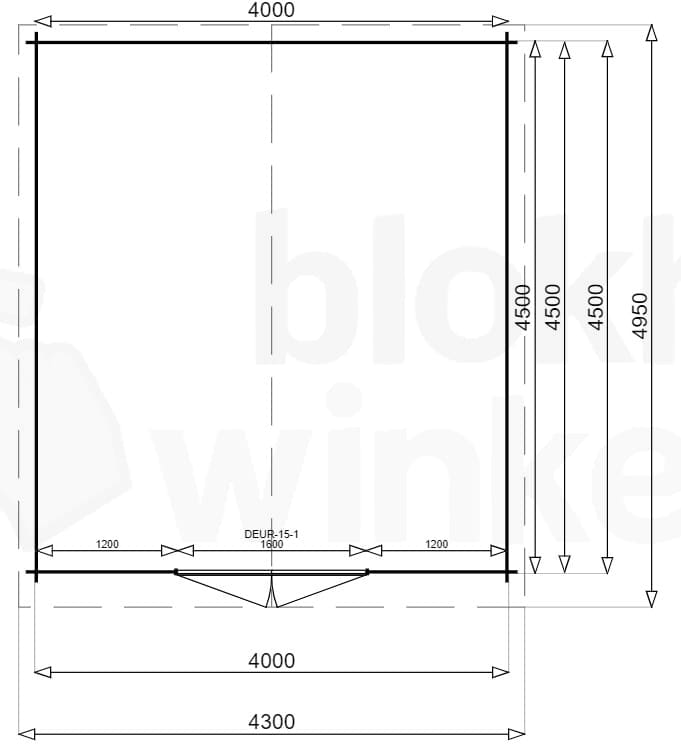 Plattegrond Montana 400x450 geïmpregneerd