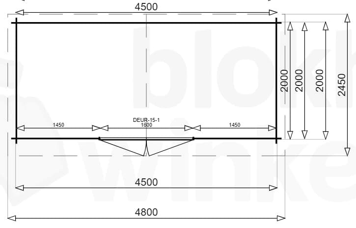 Plattegrond Montana 450x200