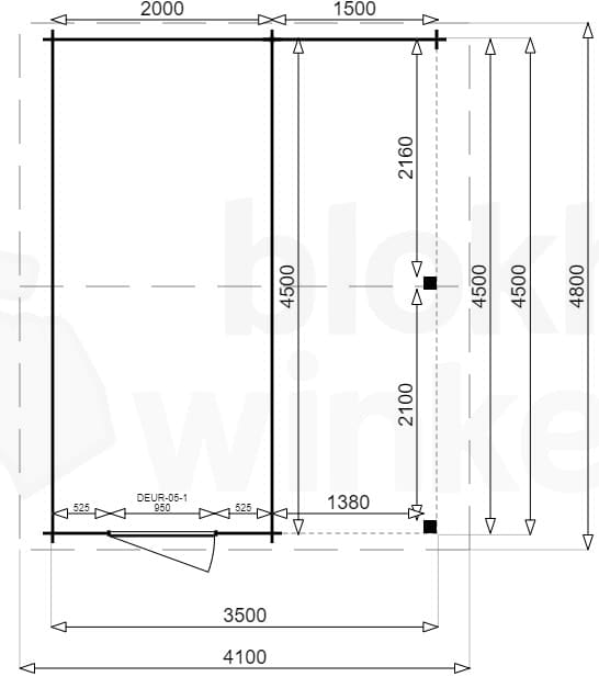 blokhut Montana Lounge 200x450 - Luxhouse - FFMOL200x450 - 220x470