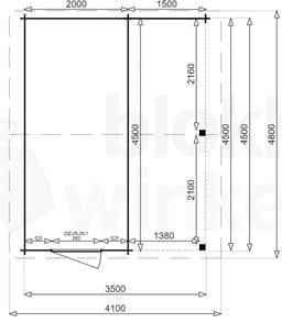 blokhut Montana Lounge 200x450 - Luxhouse - FFMOL200x450 - 220x470