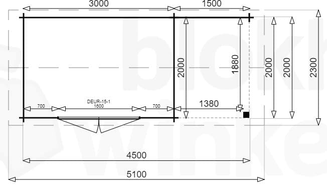 Plattegrond Montana Lounge 300x200