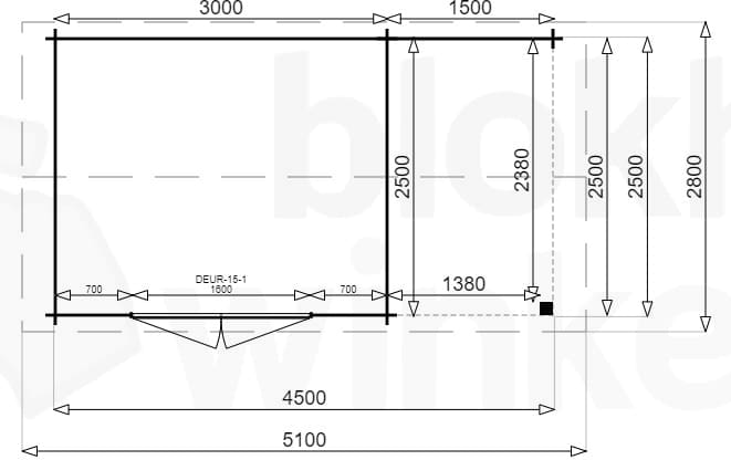 Plattegrond Montana Lounge 300x250