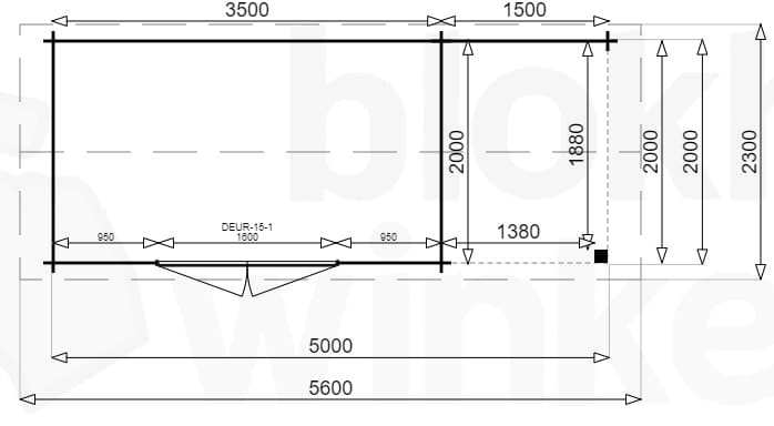 Plattegrond Montana Lounge 350x200