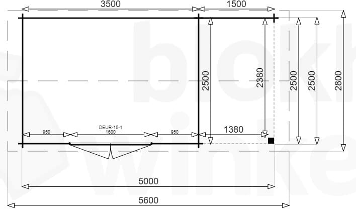 Plattegrond Montana Lounge 350x250