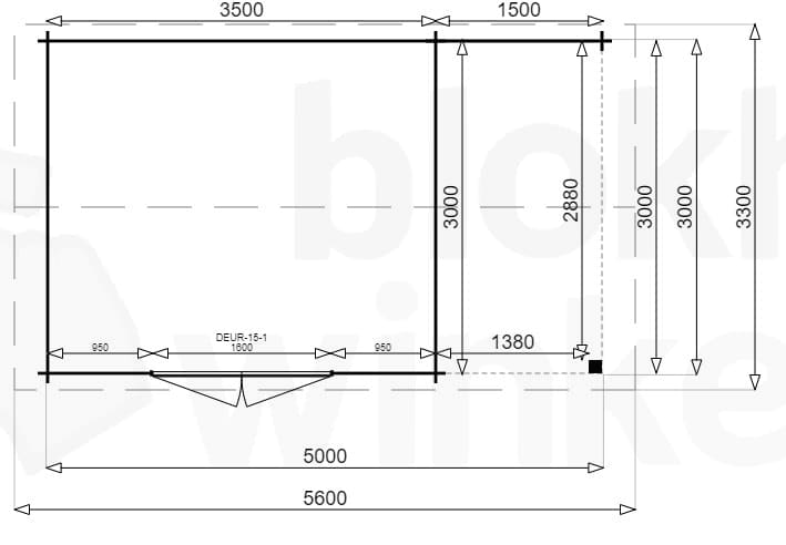 Plattegrond Montana Lounge 350x300
