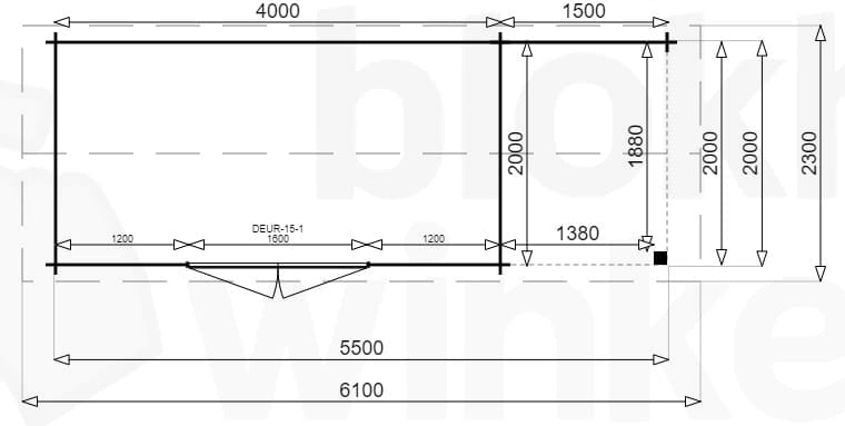 Plattegrond Montana Lounge 400x200