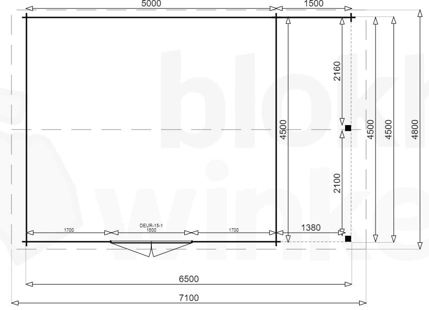 Plattegrond Montana Lounge 500x450