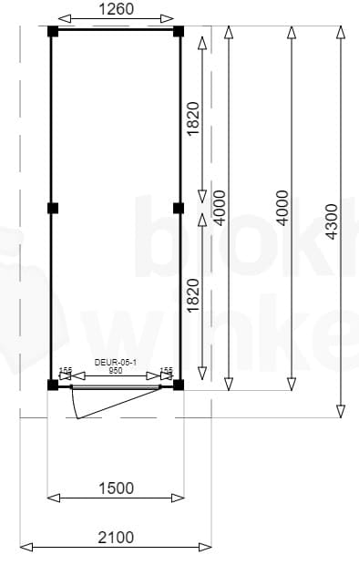 Plattegrond New Jersey 150x400