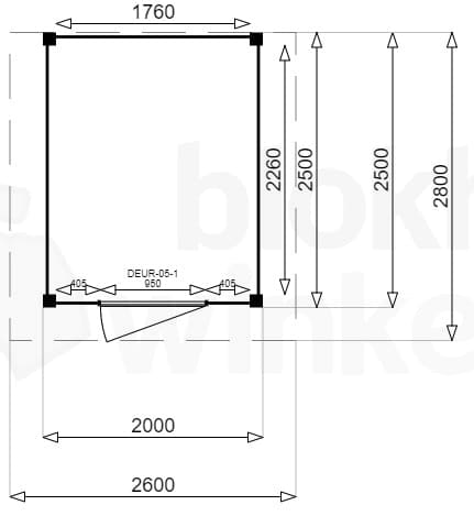 Plattegrond New Jersey 200x250 geïmpregneerd