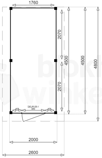 Plattegrond New Jersey 200x450