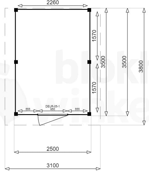 Plattegrond New Jersey 250x350