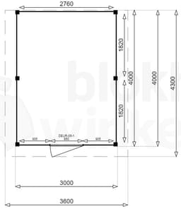 actie blokhut plat dak New Jersey 300x400 - Luxhouse - FFNJ300400 - 300x400