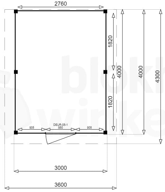 Plattegrond New Jersey 300x400 geïmpregneerd