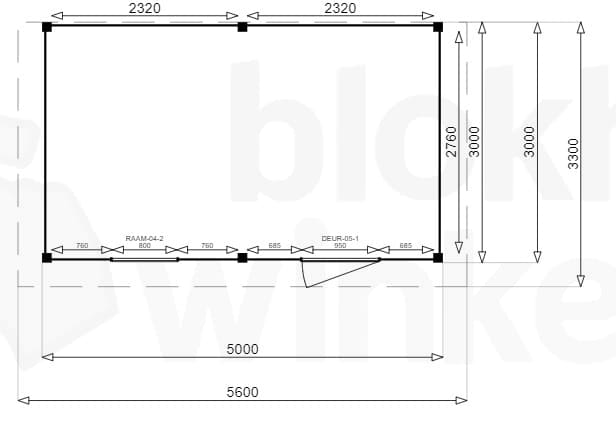 Plattegrond New Jersey 500x300 geïmpregneerd