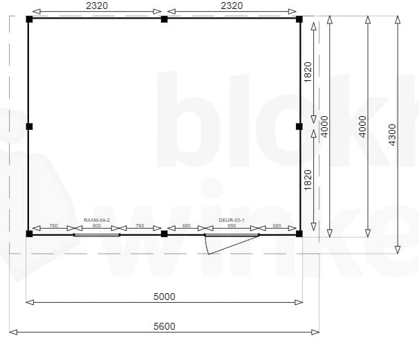 Plattegrond New Jersey 500x400 geïmpregneerd
