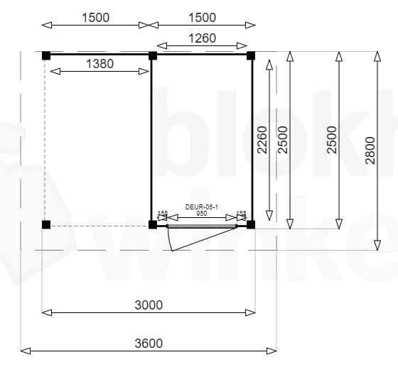 Plattegrond New Jersey Lounge 150x250