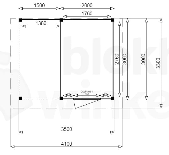 Plattegrond New Jersey Lounge 200x300