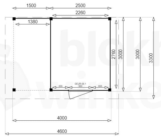 Plattegrond New Jersey Lounge 250x300