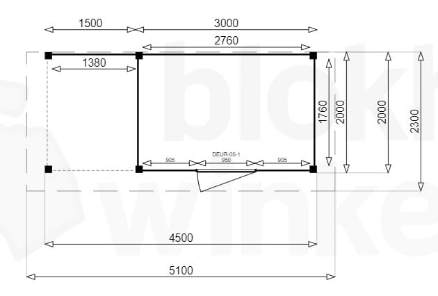 Plattegrond New Jersey Lounge 300x200 geïmpregneerd