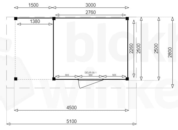 Plattegrond New Jersey Lounge 300x250