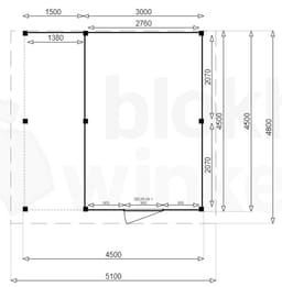 actie blokhut plat dak New Jersey Lounge 300x450 - Luxhouse - FFNJLO300450 - 300x450