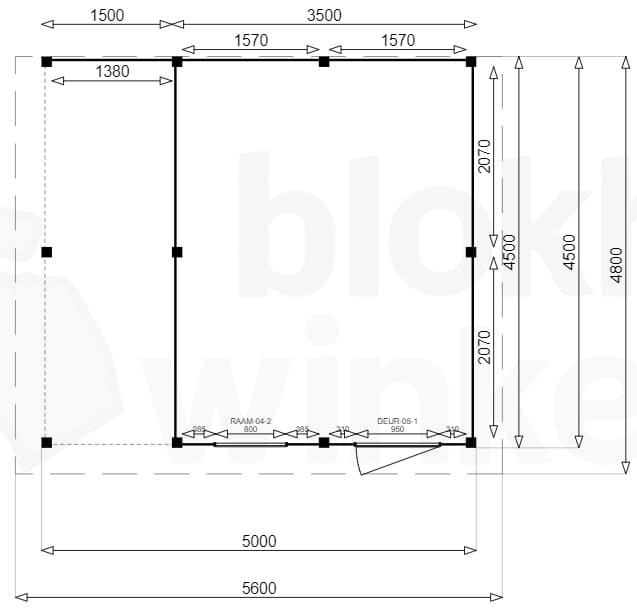 Plattegrond New Jersey Lounge 350x450